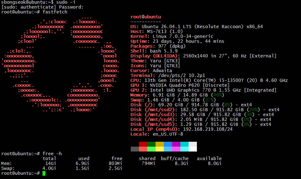 Ubuntu Fastfetch